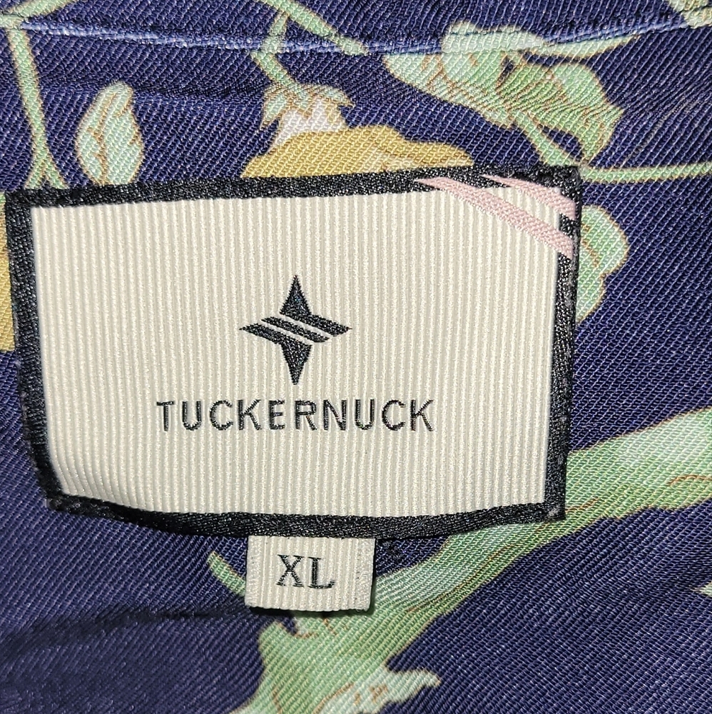 Tuckernuck Willow Blue Flora Tunic Top XL - Picture 4 of 5